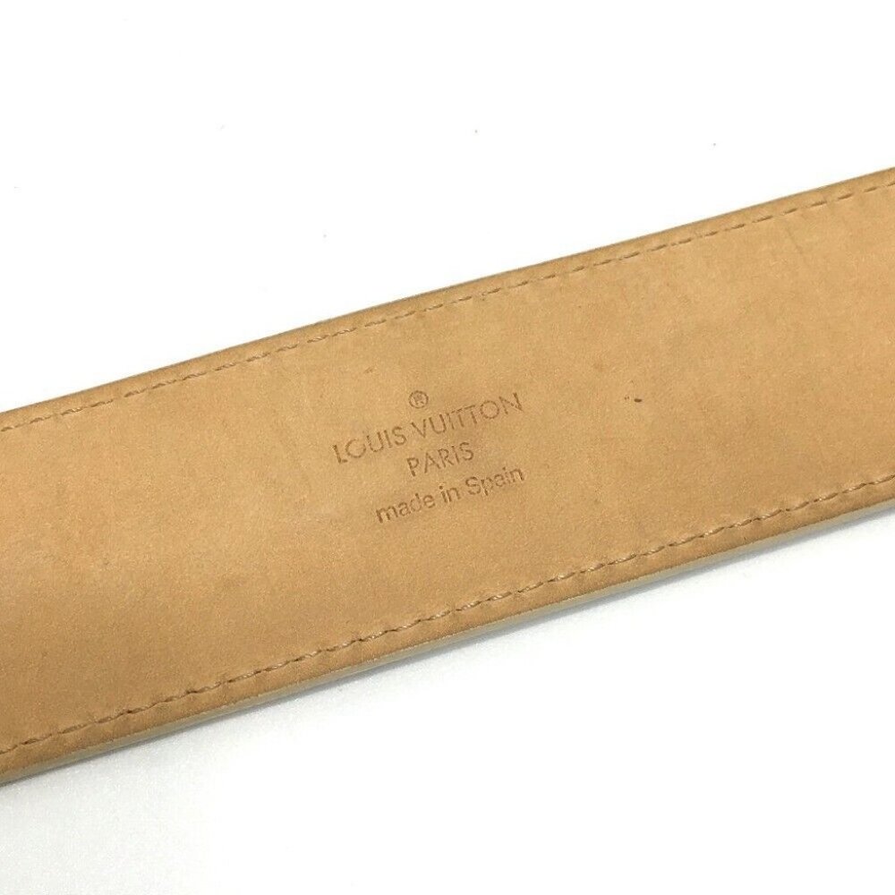 Authentic LOUIS VUITTON M9835 Ceinture Pochette solo Bag Waist Pouch Canvas Whit - Picture 12 of 16